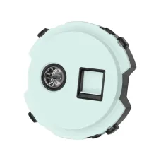 Розетка компьютерная RJ45 + TV розетка оконечная фисташковая  Байкал TDM