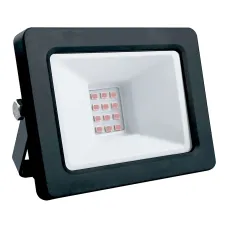Прожектор светодиодный 2835SMD, 20W красный AC220V/50Hz IP65,  в черном компактном корпусе, LL-902