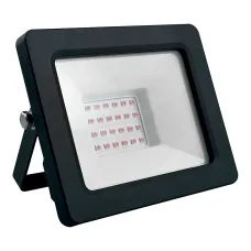 Прожектор светодиодный, 2835SMD, 30W красный AC220V/50Hz IP65,  в черном компактном корпусе, LL-903