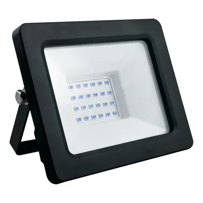 Прожектор светодиодный, 2835 SMD, 50W синий AC220V/50Hz IP65,  в черном компактном корпусе, LL-905