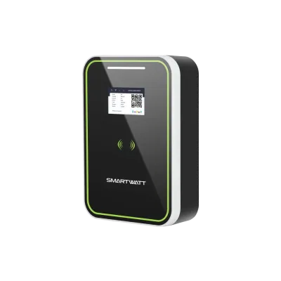 Зарядная станция для электромобиля SMARTWATT EVC, 22 кВт, бытовая, переменный ток, 3 фазы 380 В 32 А, кабель 5 метров TPU Type2, IP54
