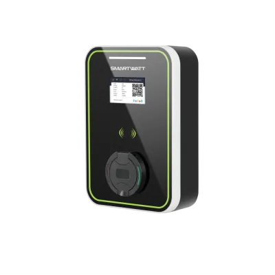 Зарядная станция для электромобиля SMARTWATT EVC, 22 кВт, коммерческая OCPP 1.6J, переменный ток, 3 фазы 380 В 32 А, розетка Type2, IP54