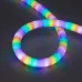 Лента герметичная SPI MOONLIGHT-BLACK-SIDE-G180-D25mm 12V RGB-PX2 21.6 W/m, IP65, 5m, wire x1 вывод боковой, 3 года