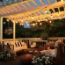 Гирлянда Евро белт-лайт на подвесах, 20 E27, шаг 50cm черный, 13м (3м сетевой шнур)  IP65, CL50-13-1