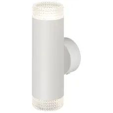 Светильник настенный ЭРА WL50 WH/TR 2*GU10 2*12Вт IP20 белый, прозрачный