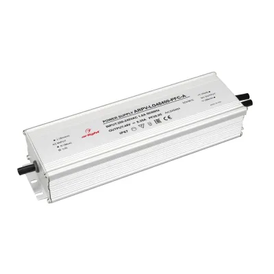 Блок питания ARPV-LG48400-PFC-A (48V, 8.3A, 400W) (IP67 Металл, 5 лет)