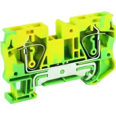 Клемма пружинная заземляющая UJ5-6JDE латунная