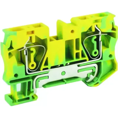 Клемма пружинная заземляющая UJ5-6JDE латунная