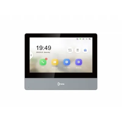 Монитор домофона Hands Free с 7-дюймовым экраном для IP системы