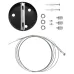 Светильник LED ЭРА Geometria SPO-153-B-40K-030 Delta 30Вт 4000К 2100Лм IP40 600*80 черный подвесной драйвер внутри