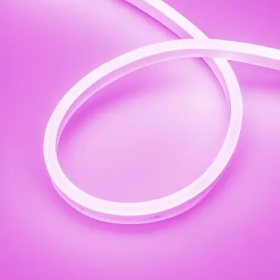 Лента герметичная AURORA-PS-A120-16x8мм 24V Purple 10 W/m, IP65, 2835, 5м силикон
