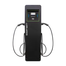 Зарядная станция для электромобиля SMARTWATT EVC, 44 кВт, коммерческая OCPP 1.6J, переменный ток, 3 фазы 380 В, два поста по 22 кВт 32 А, кабели по 5 метров, ко