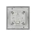 Панель кнопочная INTELLIGENT DALI-201-23-1G-2SC-RGBW-DT8-IN Silver BUS, Frame, IARL, IP20 металл, 3 года