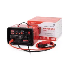 Инверторное пуско-зарядное устройство PowerBox 240i, таймер, цветная коробка