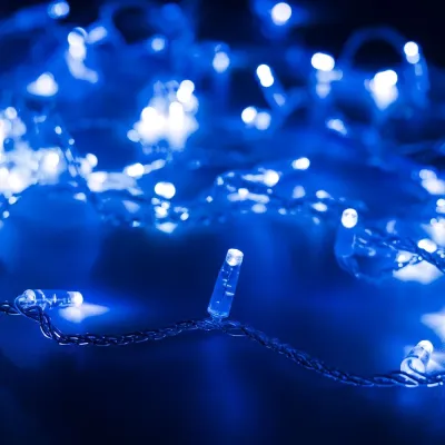 Гирлянда светодиодная декоративная ARD-STRING-CLASSIC-10000-CLEAR-100LED-STD BLUE 230V, 7W ARDCL, IP65