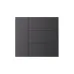 Накладка панели INTELLIGENT ARLIGHT KNX-23-4G-SUF Dark Grey (Backlight) (IARL, IP20 металл, 2 года)