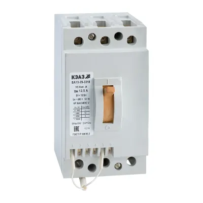 Выключатель автоматический ВА13-29-3218-40А-12Iн-660AC-НР127AC/110DC-У3-КЭАЗ