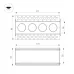 Светильник MS-ORIENT-BUILT-TRIMLESS-TC-S38x127-10W Warm3000 (WH-BK, 30 deg, 230V) (ARL, IP20 Металл, 5 лет)