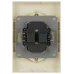 Розетка скрытого монтажа в рамку с заземлением двойная 2X2P+E Schuko 16А-250В IP20 шампань 15-2104-04 Galaxy