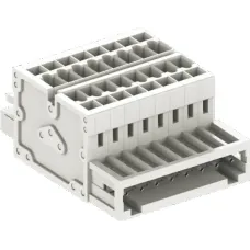 Аксессуар, шаг 3,5мм , 09 контактов, светло серый