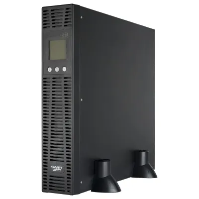Источник бесперебойного питания SMARTWATT UPS SECURE IEC 1kVA, онлайн, мощность 1000/900 ВА/Вт, стоечный/напольный, LCD дисплей, IEC13 - 6 шт., встроенные АКБ