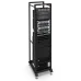 Стойка открытая серверная 45U 533x800x2062mm (ШхГхВ). двухрамная. цвет черный (RAL 9004)