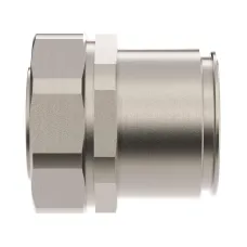 Муфта металлорукав DN 40-жесткая труба д.40мм, IP66/IP67, никелированная латунь