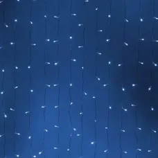 Светодиодная новогодняя гирлянда Intro Holiday INZL-02W занавес 3*2 м холодный белый 240 led 220 в