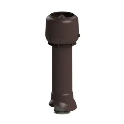 Вентиляционный выход D=125/160/700 mm+колпак TP-85.125/160/700 (темно-коричневый)