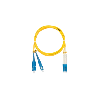 Патч-корд оптический переходной SM 9/125 OS2 SC/UPC-LC/UPC двойной LSZH 2мм