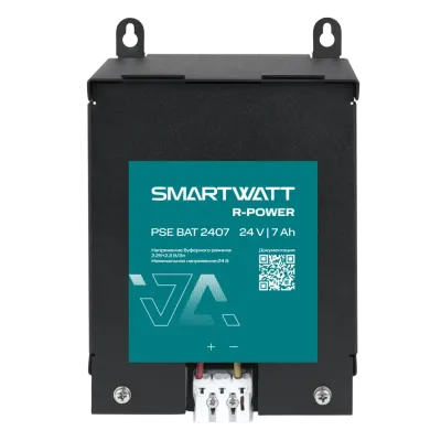 Батарейный модуль на DIN рейку SMARTWATT PSE BAT 2407 R-POWER, 24 В, 7 Ач