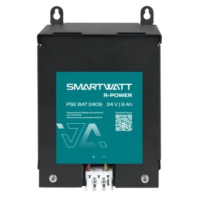 Батарейный модуль на DIN рейку SMARTWATT PSE BAT 2409 R-POWER, 24 В, 9 Ач