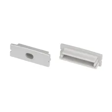 Заглушка LINE-3010 SILVER с отверстием, пластик