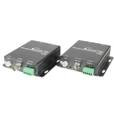 HD401F-5M Комплект для передачи HDCVI/HDTVI/AHD/CVBS и сигнала управления RS485(полудуплекс) по одномодовому оптоволокну на расстояние до 20км, по многомод
