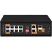 Коммутатор неуправляемый 8x1Гбит/с (RJ45 с PoE+), 2x1Гбит/с (RJ45) + 2x1Гбит/с (SFP) 300Вт