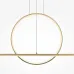 Светильник подвесной  Maytoni Halo MOD247PL-L49BSK LED 40W Латунь