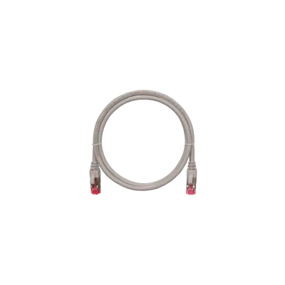 Патч-корд S/FTP 4 пары Cat 6a 2хRJ45/8P8C T568B 7х0165мм LSZH серый 0.15м