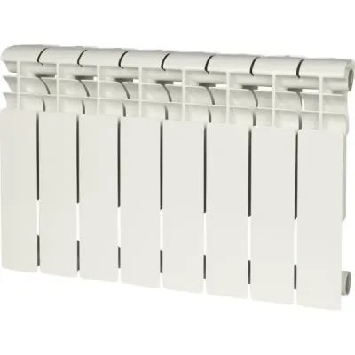 Радиатор алюминиевый ROMMER Profi 350 8 секций белый