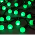 Электрогирлянда Жемчужные шарики 128LED зеленая