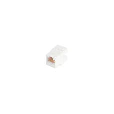 Модуль-вставка NIKOMAX типа Keystone, Кат.6 (Класс E), 250МГц, RJ45/8P8C, 110/KRONE, T568A/B, 180 градусов, неэкранированный, белый - гарантия: 5 лет