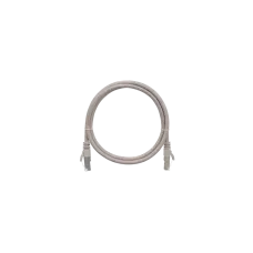 Патч-корд F/UTP 4 пары Кат.5e 2хRJ45/8P8C T568B 7х0165мм PVC серый 1м