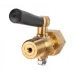 Кран трехходовой пробковый КТп-A1.1 (МС) внеш.M20*1.5 - внутр.M20*1.5