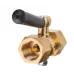 Кран трехходовой пробковый КТп-B1.1 (МС) внутр.M20*1.5 - внутр.M20*1.5