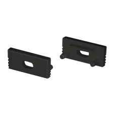 Заглушка SL-SLIM-H7 BLACK с отверстием (Пластик)