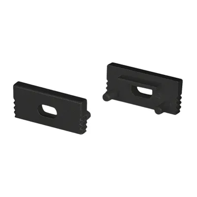 Заглушка SL-SLIM-H7 BLACK с отверстием (Пластик)