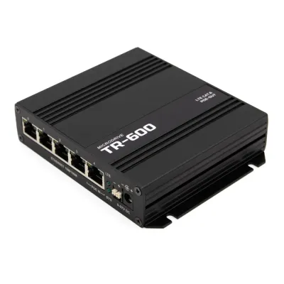 Роутер 4G промышленный с Wi-Fi, TR-600, агрегация частот LTE6, PoE out, 2 сим-карты