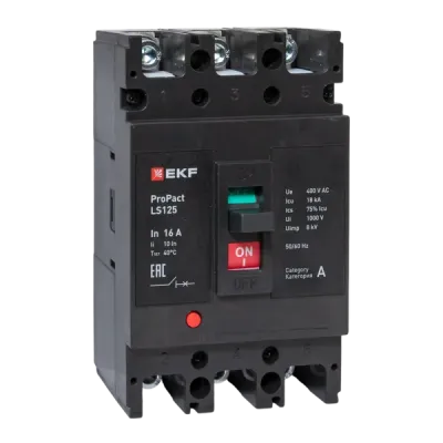 LS125 18кА 3P 16А ProPact EKF