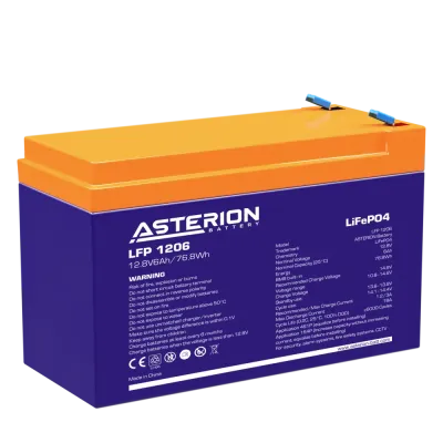 Литий-ионная аккумуляторная батарея Asterion Battery LFP 1206