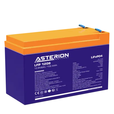 Литий-ионная аккумуляторная батарея Asterion Battery LFP 1208