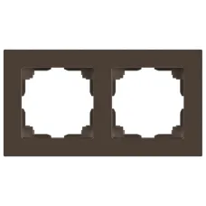 Рамка для розеток и выключателей Intro Accent 6-502-08 на 2 поста, СУ, бронза